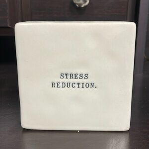 Rae Dunn Stress Reduction Decor Ceramic Office Decor NWOT